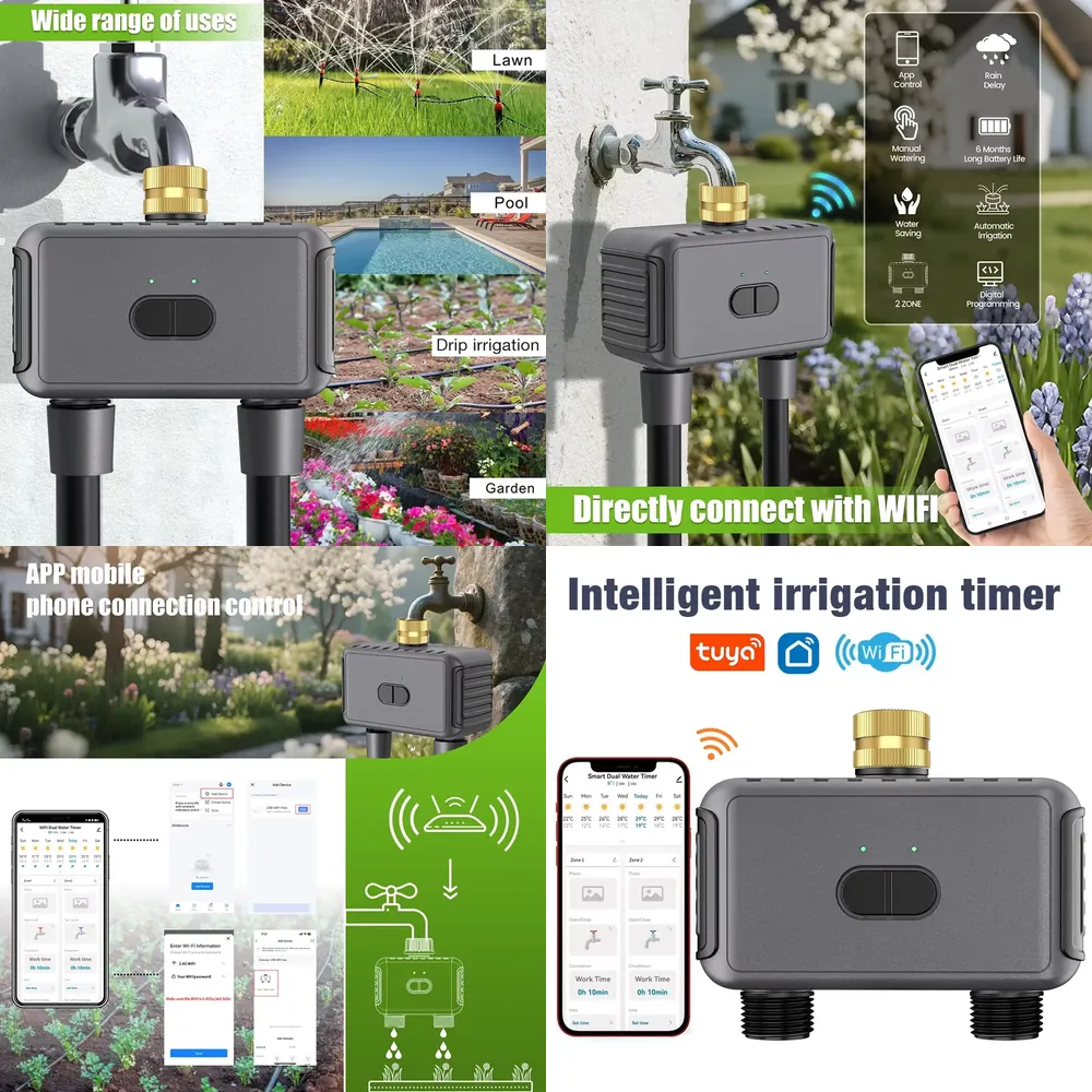 WAP01 Умный таймер полива с Wi – обзор и цена Smart Garden Is