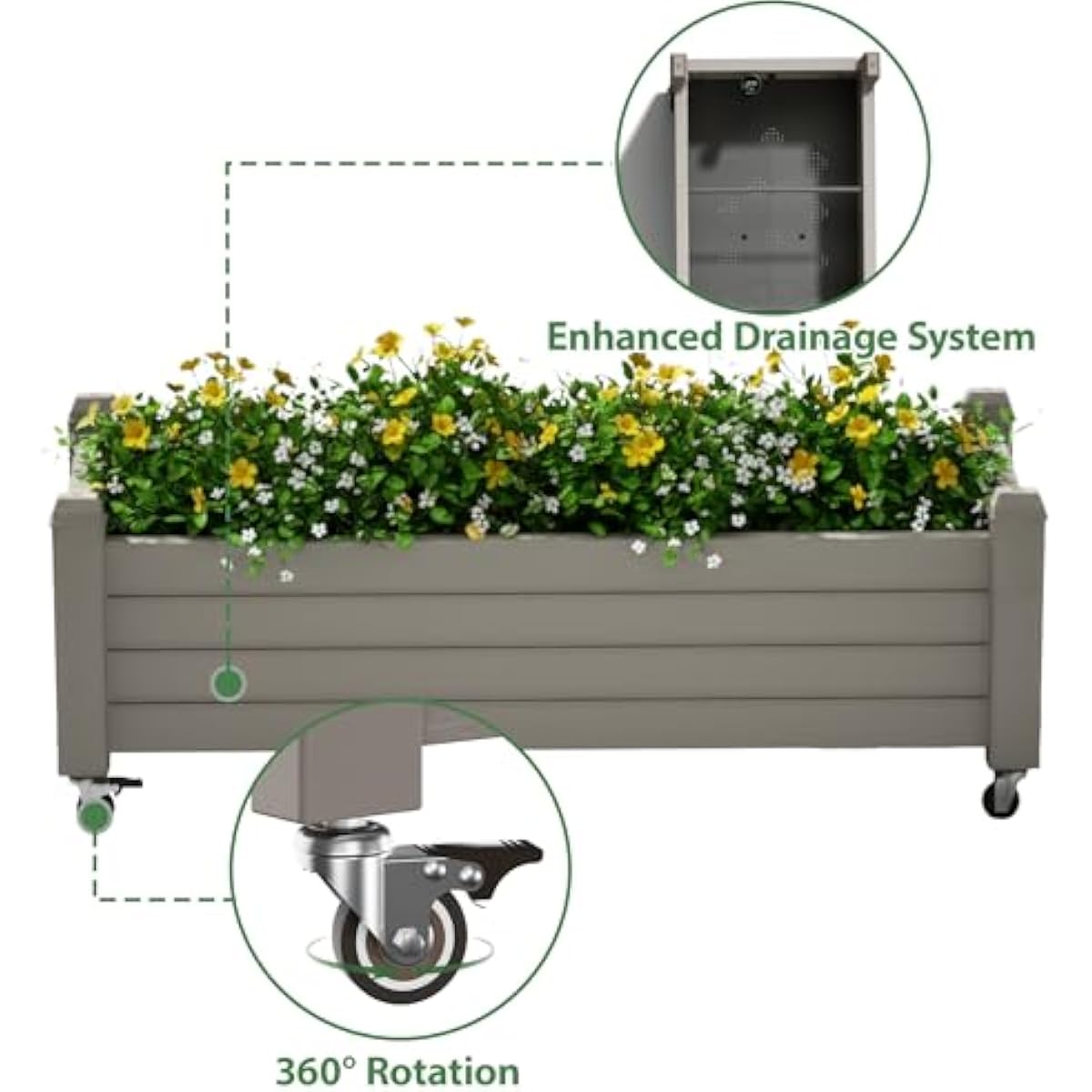 Приподнятая грядка с обзором 3 – обзор и цена Smart Garden Raised Bed